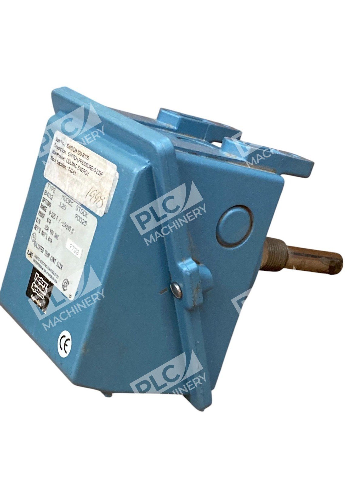 United Electric UE 0-255F -15-105C 15A 480VAC Pressure Switch B402 120 90025 - Image 2