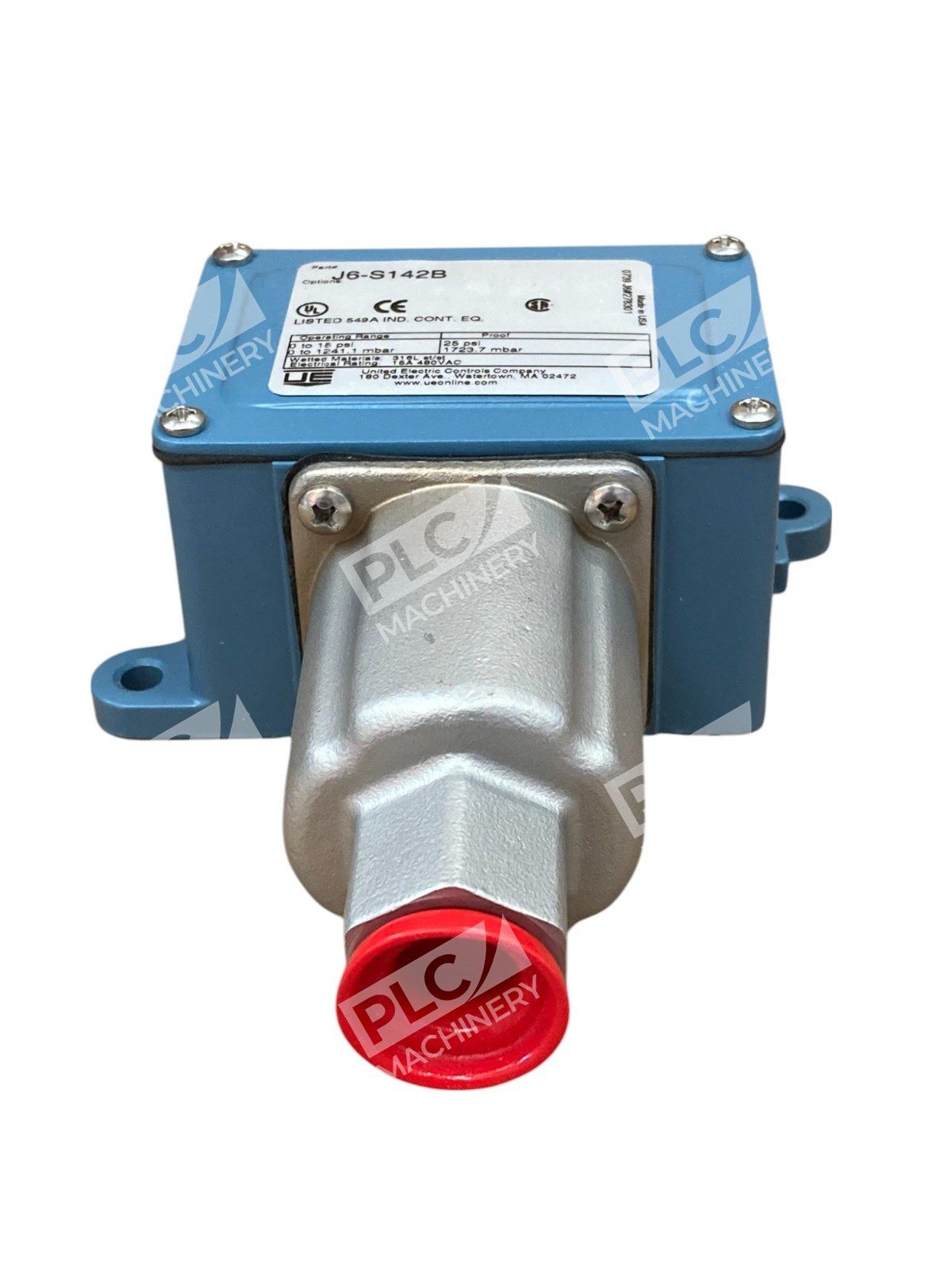 United Electric UE 0-18PSi 25PSI 549A Pressure Switch J6 S142B - Image 3