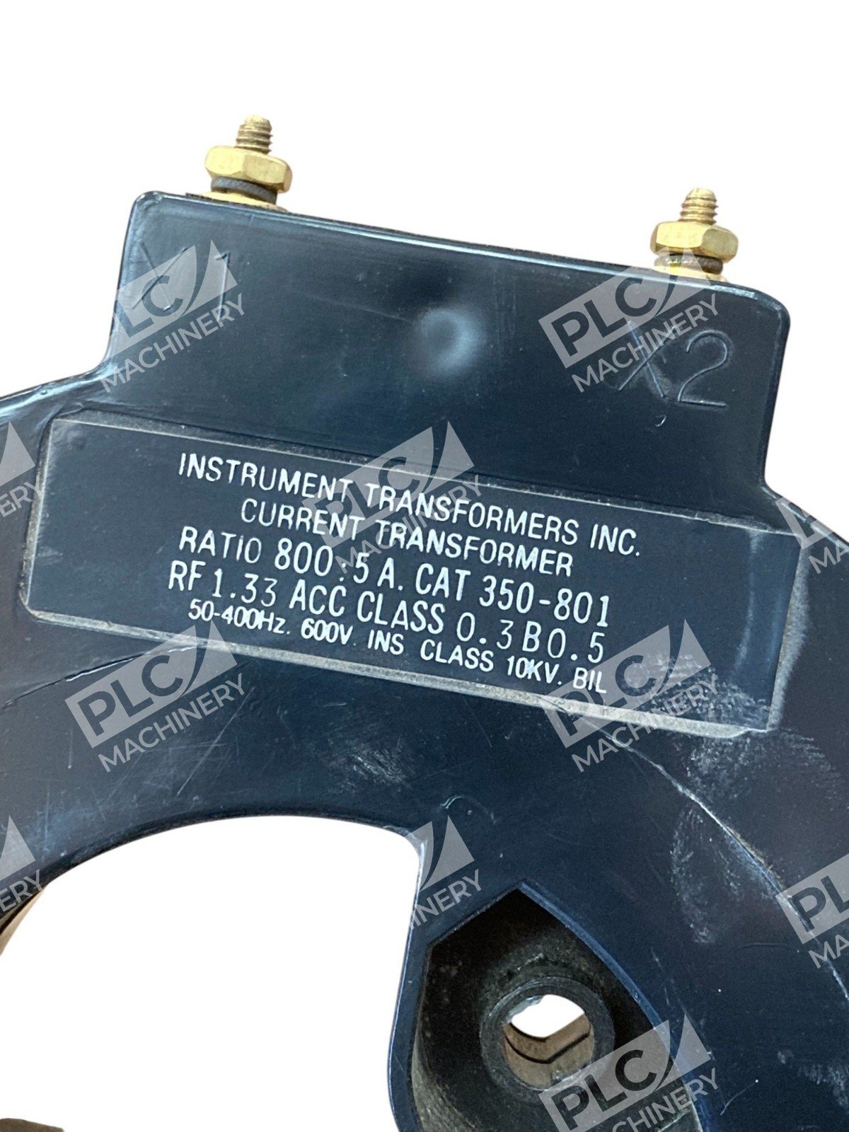 Instrument Transformers Inc 800:5A RF 1.33 Current Transformer 350-801 - Image 3