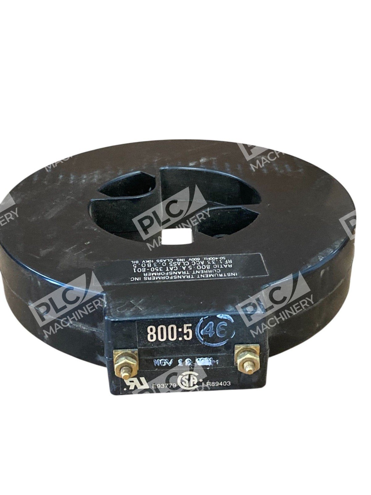Instrument Transformers Inc 800:5A RF 1.33 Current Transformer 350-801 - Image 5