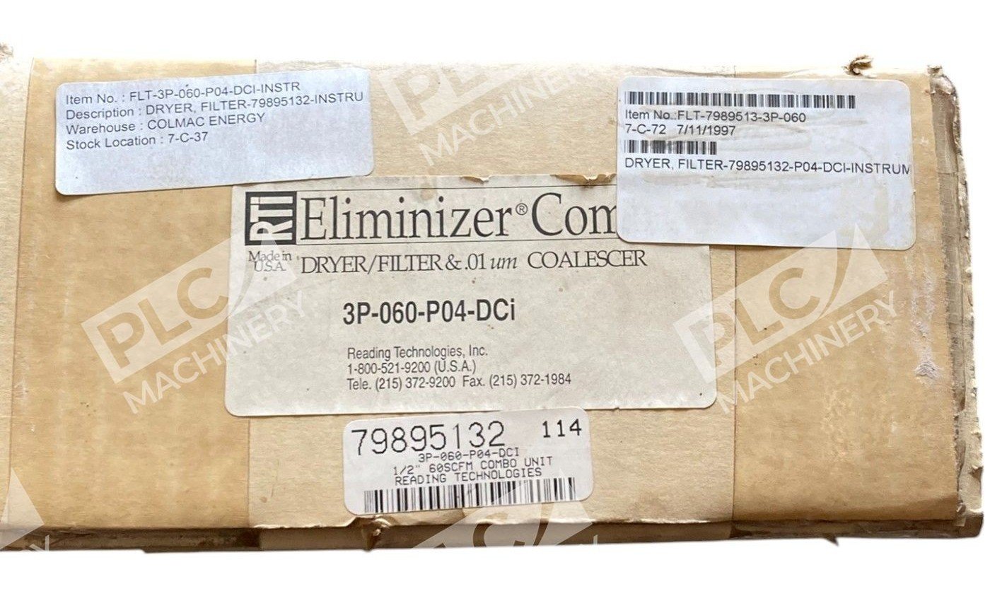 RTi Eliminizer Combo Dryer Filter & 0.01um Coalescer 3P-060-P04-DCi