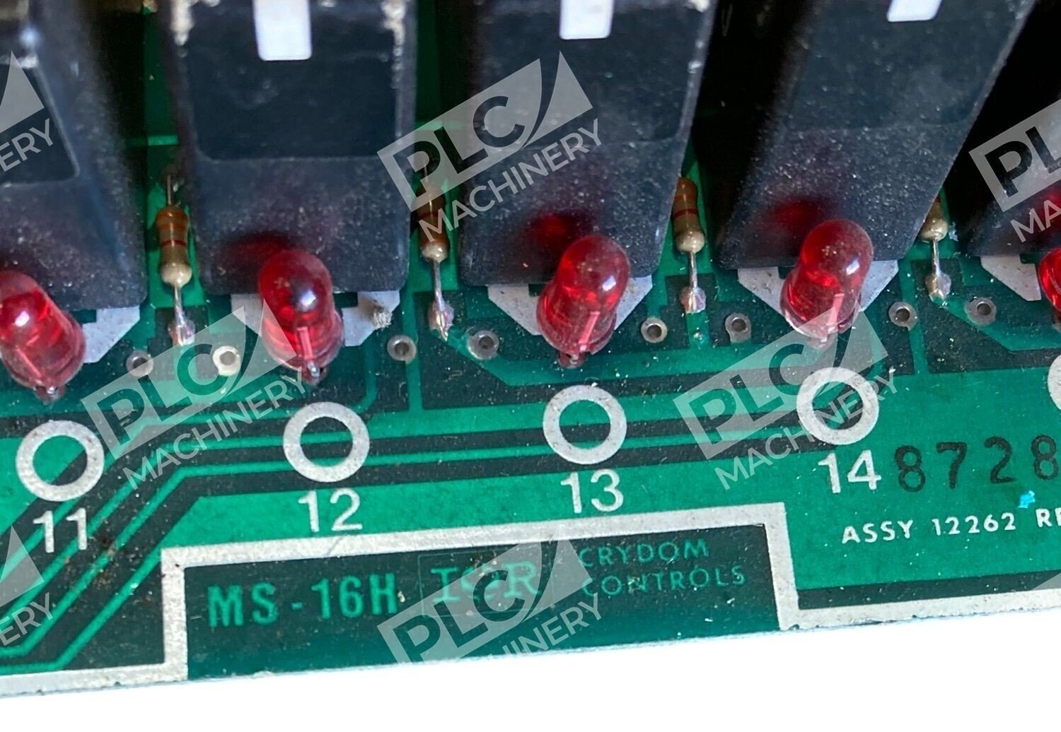 Crydom Controls IOR 14872815 12262 Rev D Relay Circuit Board W/ Relays MS-16H - Image 2