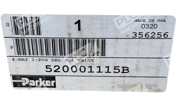 Parker 7C111P3 150PSI 4-Way 2-Pos Double Solenoid Valve 520001115B - Image 2