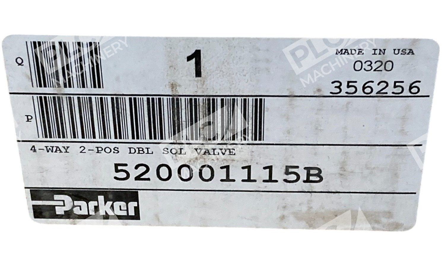 Parker 7C111P3 150PSI 4-Way 2-Pos Double Solenoid Valve 520001115B - Image 2