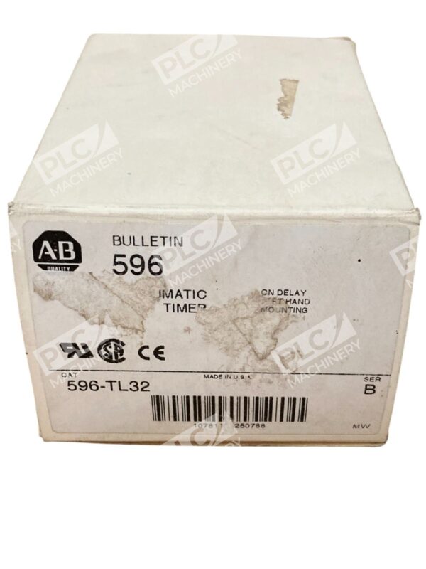 Allen Bradley AB Pneumatic Timer 596-TL32 /B - Image 2