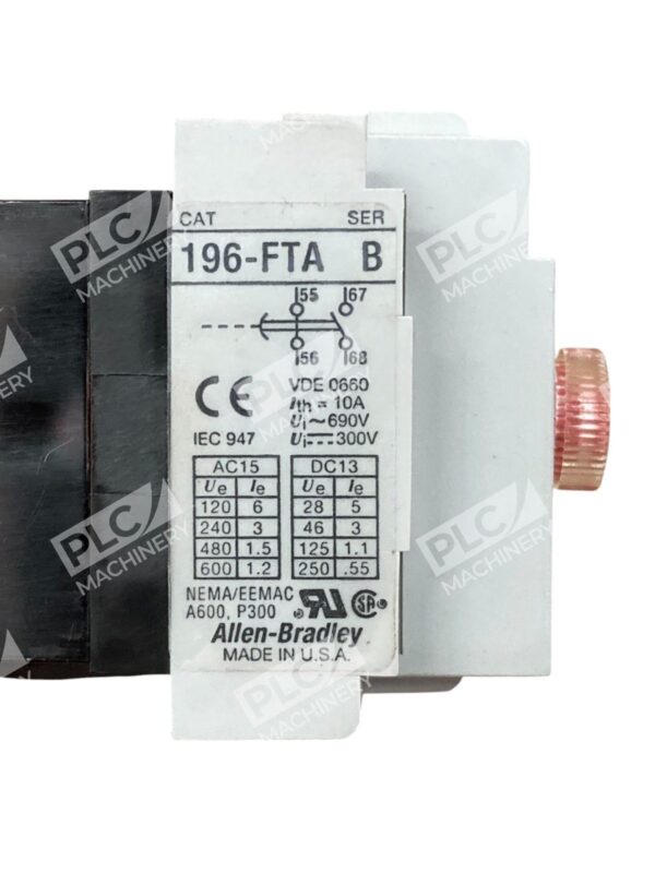 Allen Bradley AB Pneumatic Timer 596-TL32 /B - Image 7