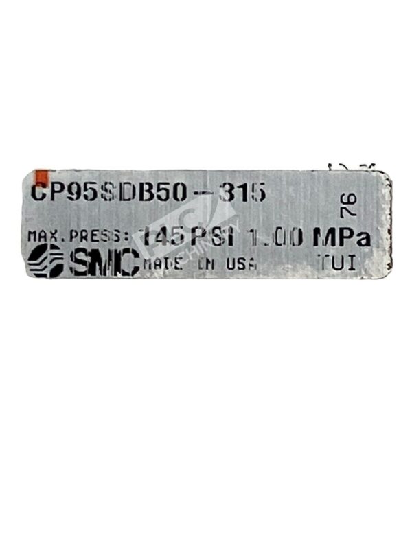 SMC CP95SDB50-315 Double Action Pneumatic Cylinder - Image 2