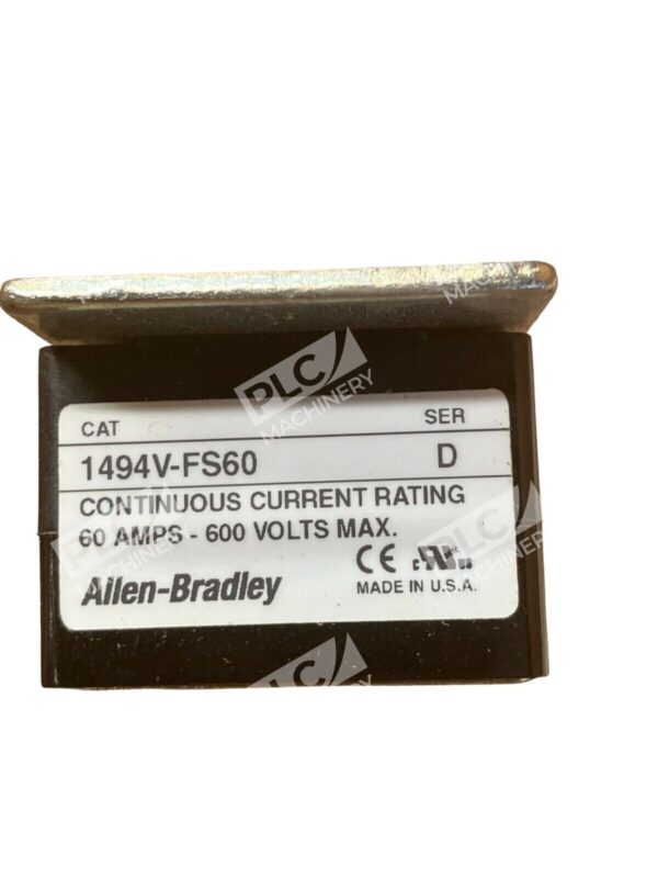Allen Bradley 1494V-FS60 /D Trailer Fuse Block Continuous Current Rating 60A - Image 4
