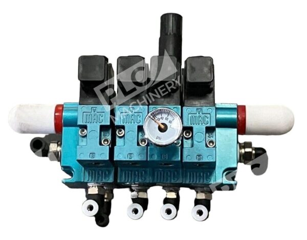 MAC 45A-LAC-DDAJ-2KJ 4-Way Solenoid Valve (lot of 4)