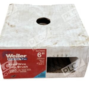 Weiler 6" 5/8"-11 Arbor Knot Wire Cup Brush Vortec Pro 36045