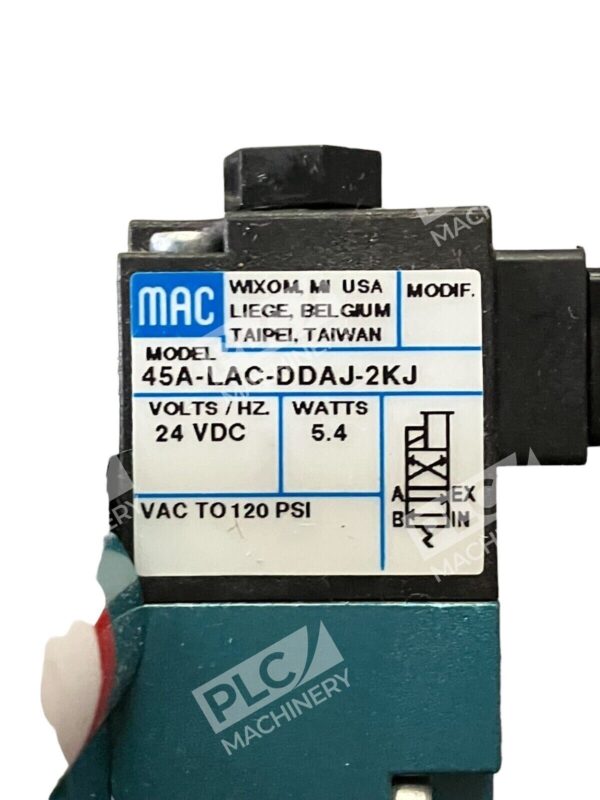 MAC 45A-LAC-DDAJ-2KJ 4-Way Solenoid Valve (lot of 4) - Image 6
