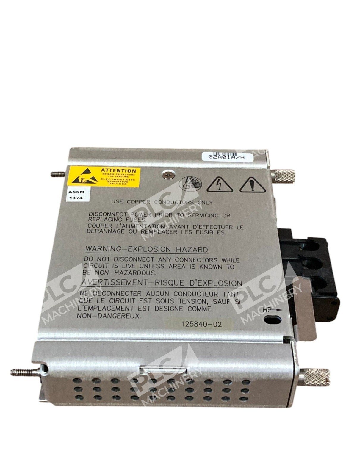 Bently Nevada 02A01AZH 85-125VAC 4.5A 4.5A 47-63Hz Power Supply 125840-02 - Image 5