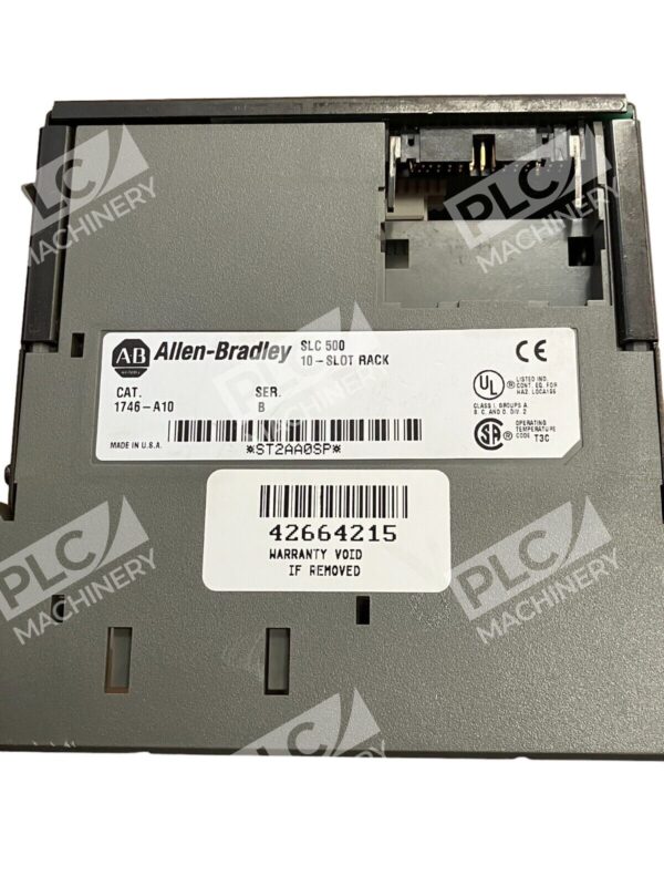 Allen Bradley 1746-A10 /B SLC 500 10-Slot Rack - Image 2