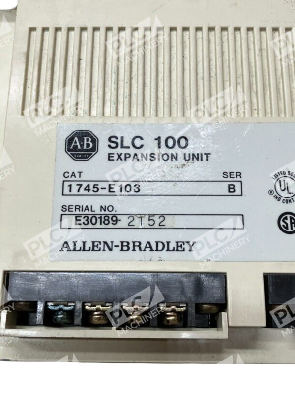 Allen Bradley 1745-E103 /B SLC100 Programmable Controller Expansion Unit - Image 2