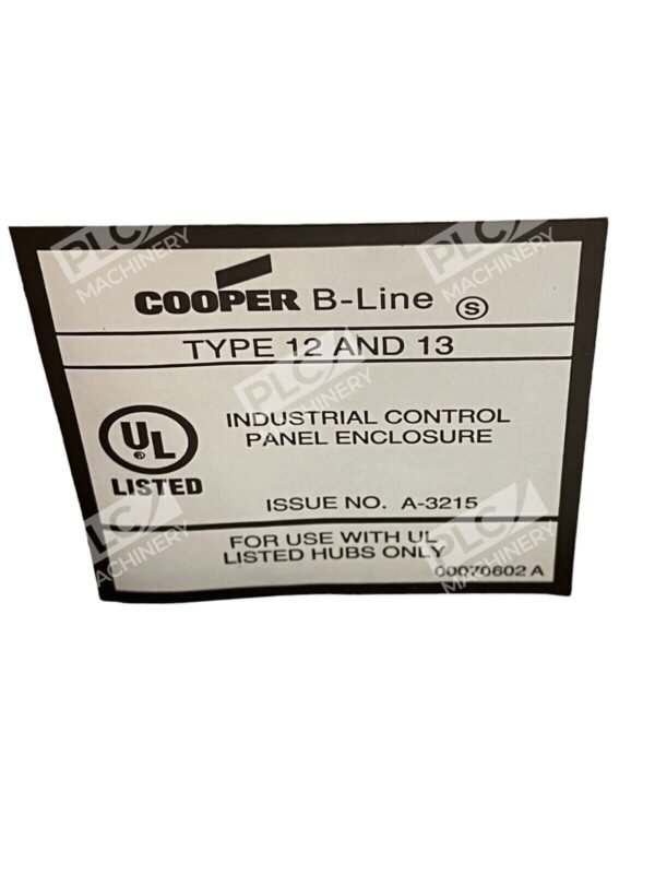 Cooper B-Line 443-12CHC Type 12 Continuous Hinge JIC Enclosure 4x4x3 (Box of 6) - Image 5