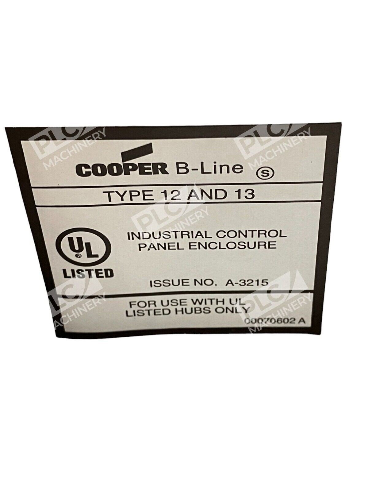 Cooper B-Line 443-12CHC Type 12 Continuous Hinge JIC Enclosure 4x4x3 (Box of 6) - Image 5