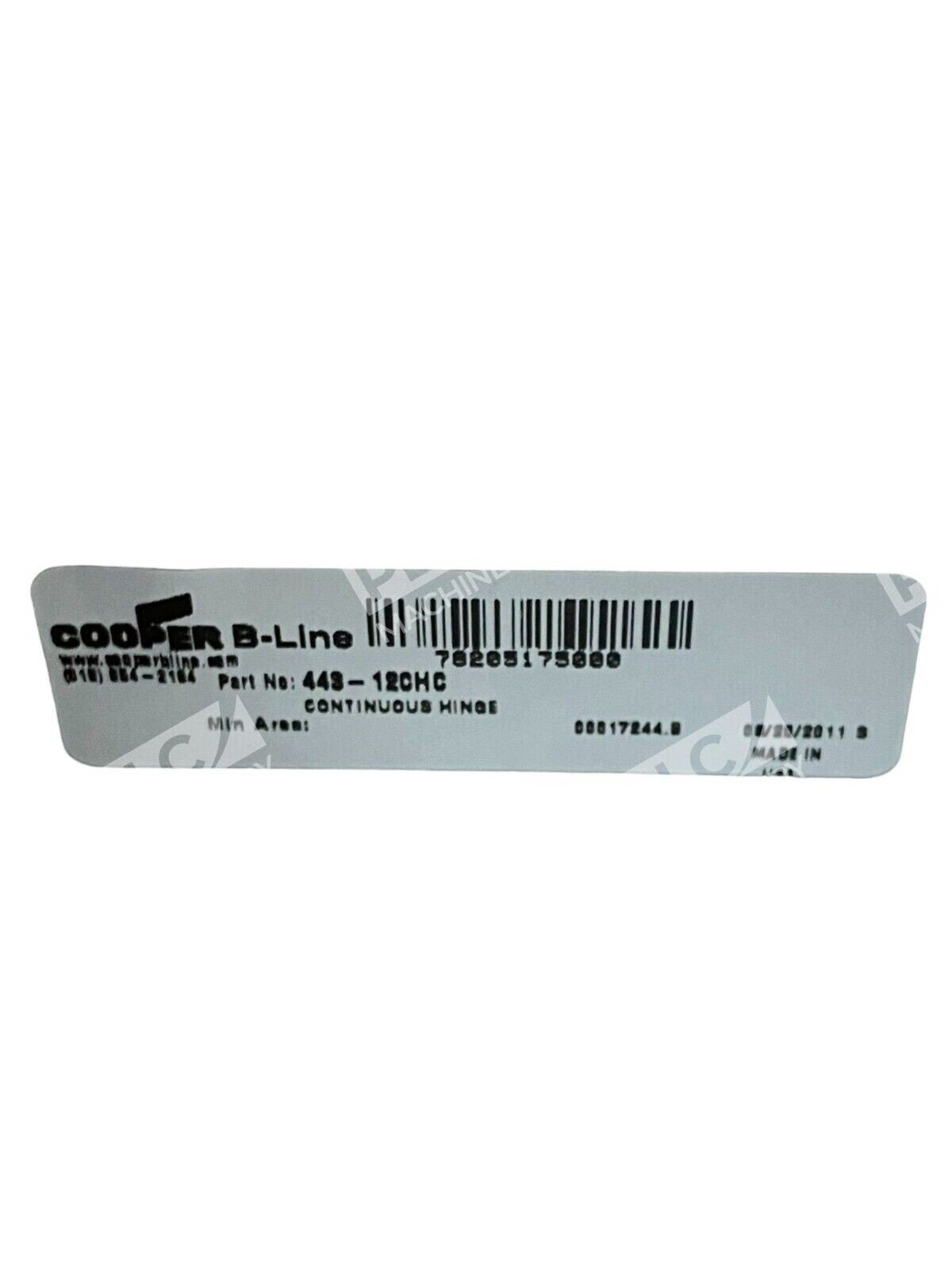 Cooper B-Line 443-12CHC Type 12 Continuous Hinge JIC Enclosure 4x4x3 (Box of 6) - Image 6