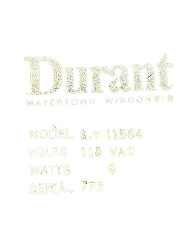 Durant 115VAC 6W 3 Digit Counter 3-Y-11564 - Image 3