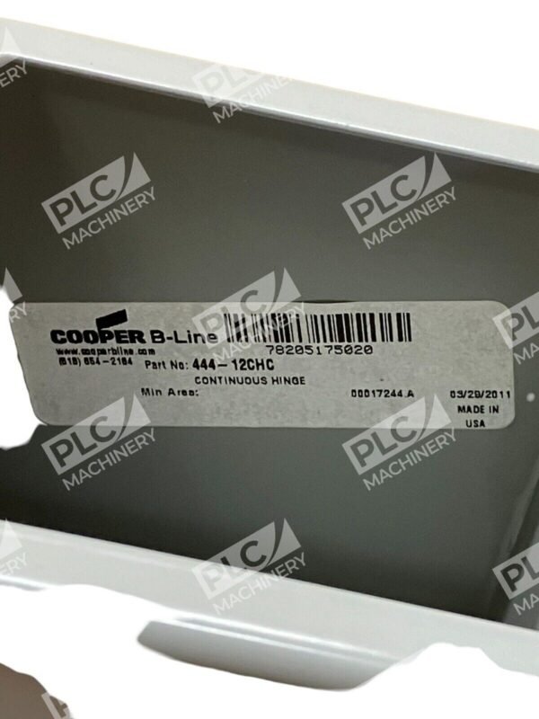 Cooper B-Line 444-12CHC Type 12 Continuous Hinge JIC Enclosure 4x4x4 (Box of 6) - Image 5
