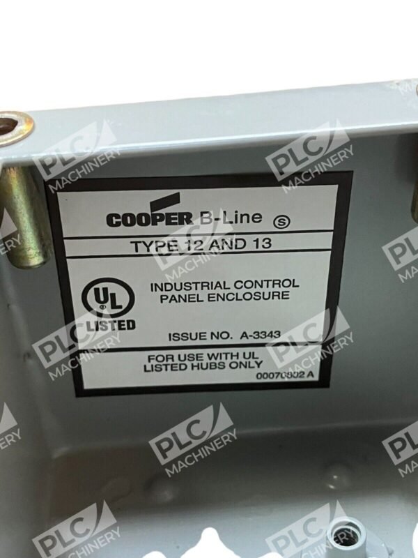 Cooper B-Line PB1 Type 12 Standard Pushbutton Enclosure 1 Hole 4x3-1/4x3 (Box of - Image 6