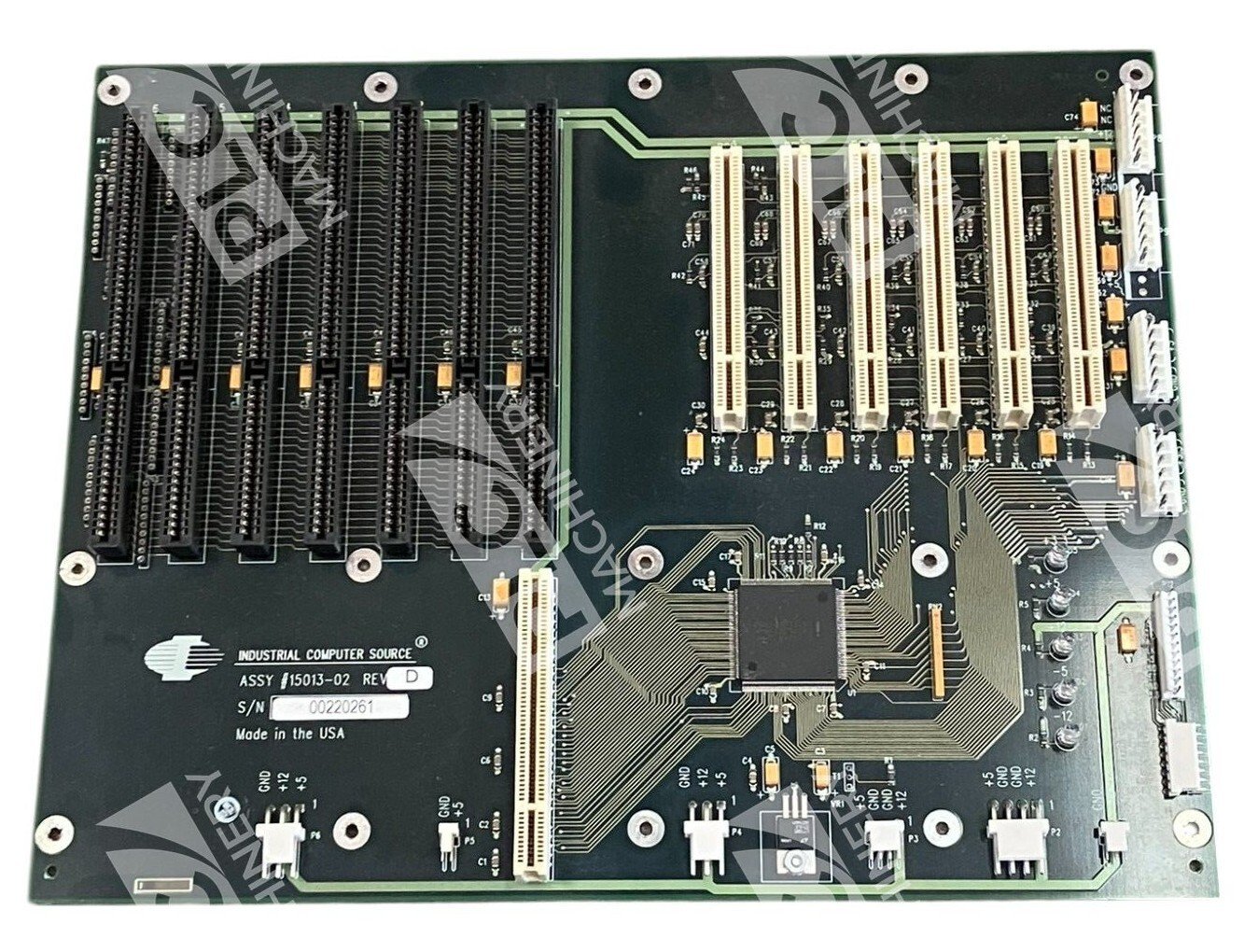 Industrial Computer Source 15013-02 Rev C Single Board Backplane 15013-02 Rev D