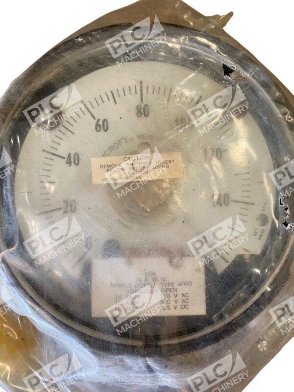 Ashcroft 0-160PSIG 245C EQ Single Bottle Gauge Type 4000 - Image 2