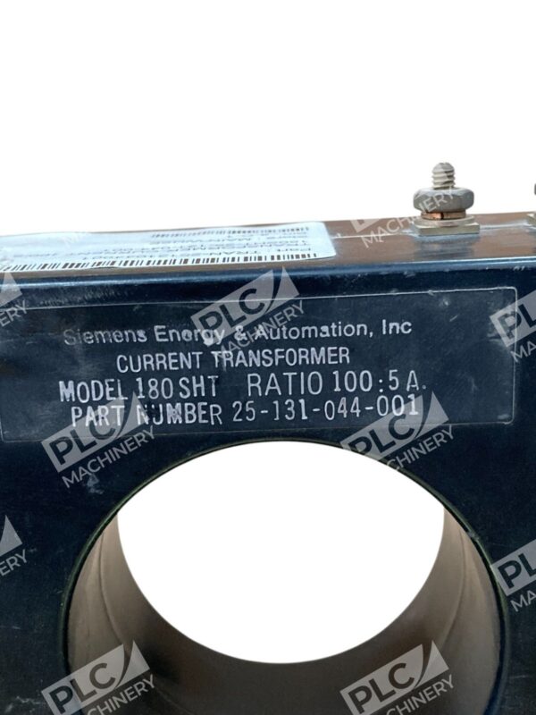 Siemens Energy & Automation 100:5A 15-131-044-001 Current Transformer 180SHT - Image 5