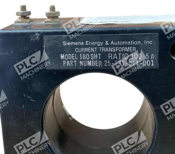Siemens Energy & Automation 100:5A 15-131-044-001 Current Transformer 180SHT - Image 6