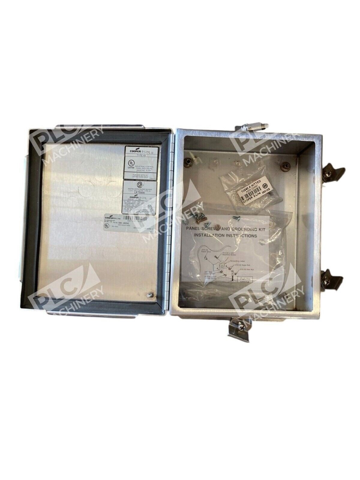 Cooper B-Line 10X8X4 Type 4X Enclosure 1084-4XSCHC