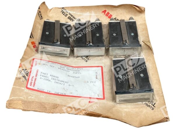 ABB 4-20mA INCH/S 0-1 Panel Instrument RN40 (lot of 4)