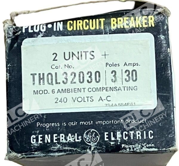 General Electric THQL32030 Plug-In Circuit Breaker 3-Pole (Box of 2)