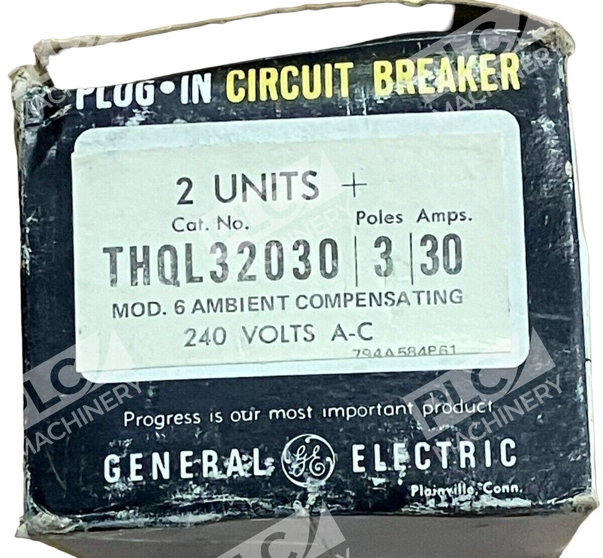 General Electric THQL32030 Plug-In Circuit Breaker 3-Pole (Box of 2)