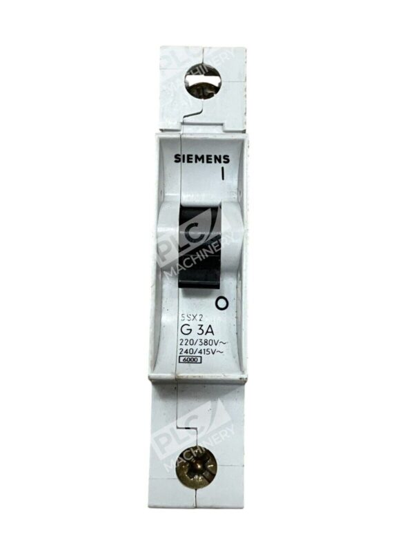 Siemens 1 Pole 3A Circuit Breaker 5SX2-G3A