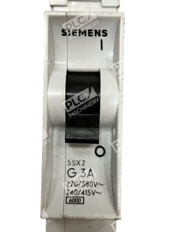 Siemens 1 Pole 3A Circuit Breaker 5SX2-G3A - Image 2