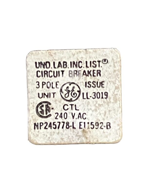 General Electric THQL32030 Plug-In Circuit Breaker 3-Pole (Box of 2) - Image 6