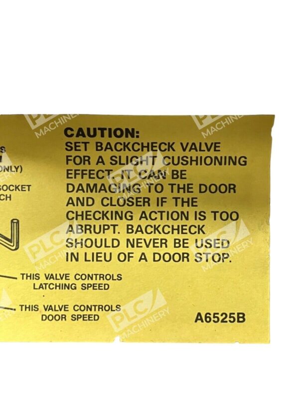 Sargant 1230 Door Closers A6525B 803H - Image 3
