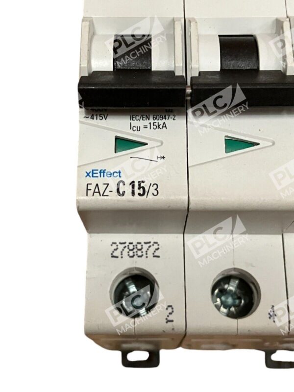 Eaton xEffect 15A Circuit Breaker FAZ-C15/3 - Image 2