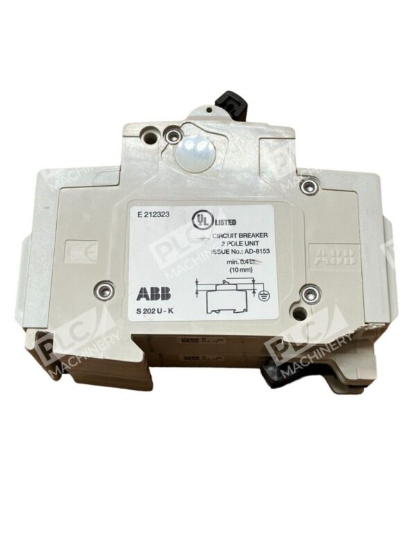ABB S202UK6A 2 Pole Circuit Breaker S202U-K6A - Image 3