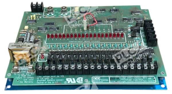 NCC Nationa Controls Corp 105-135VAC 50-60Hz Program Control DNC-T2020-B10
