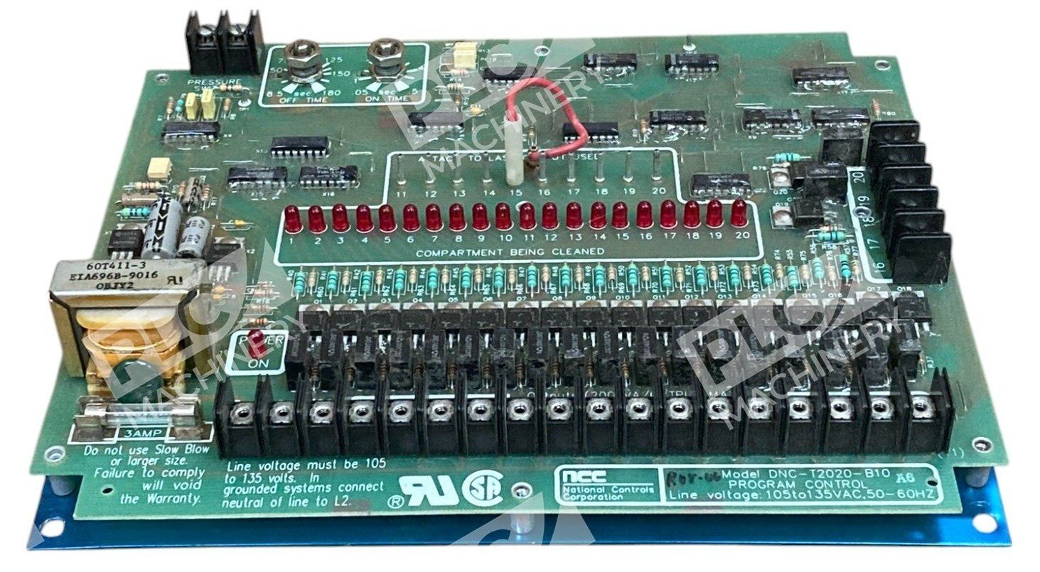 NCC Nationa Controls Corp 105-135VAC 50-60Hz Program Control DNC-T2020-B10