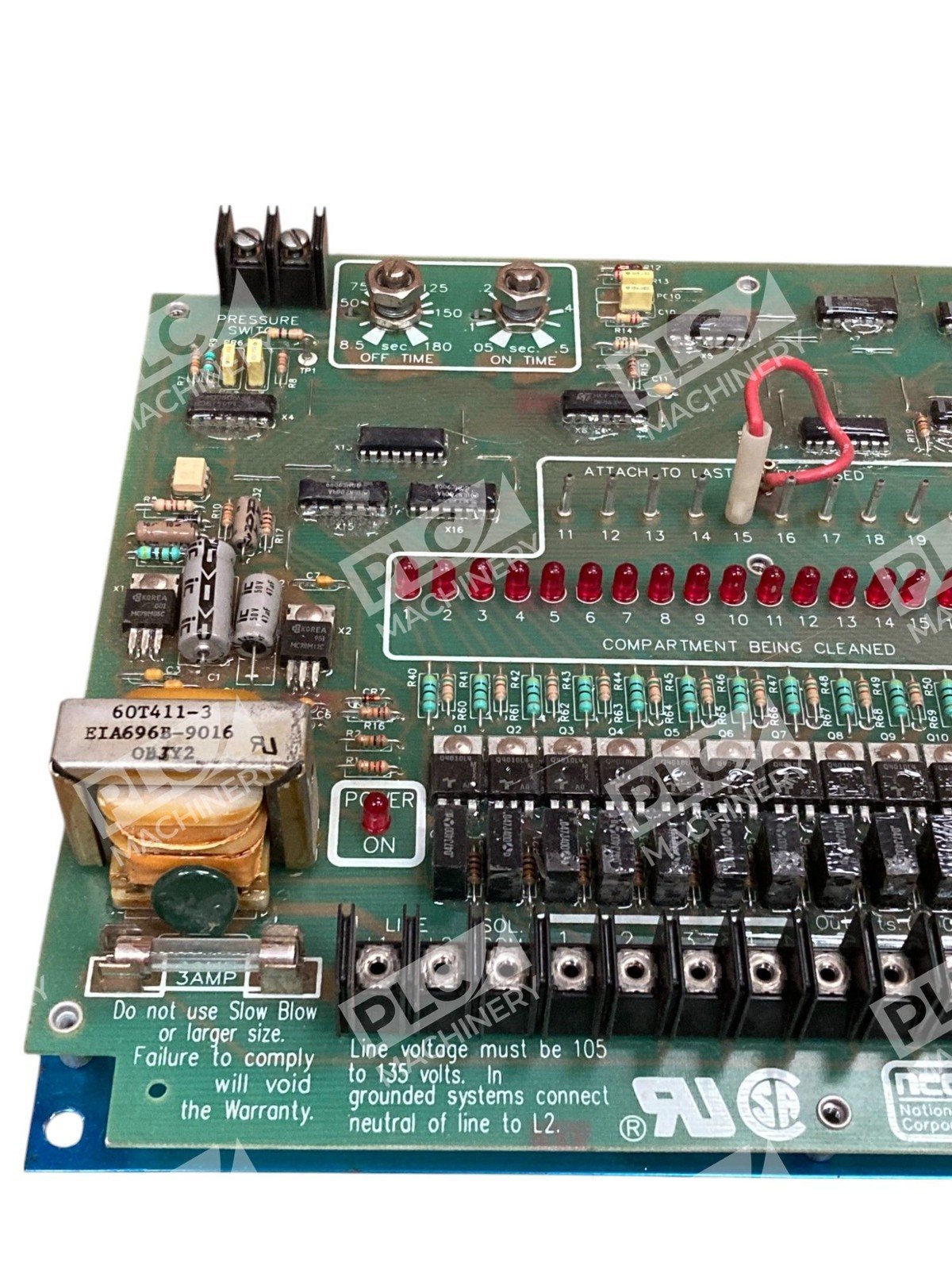 NCC Nationa Controls Corp 105-135VAC 50-60Hz Program Control DNC-T2020-B10 - Image 2