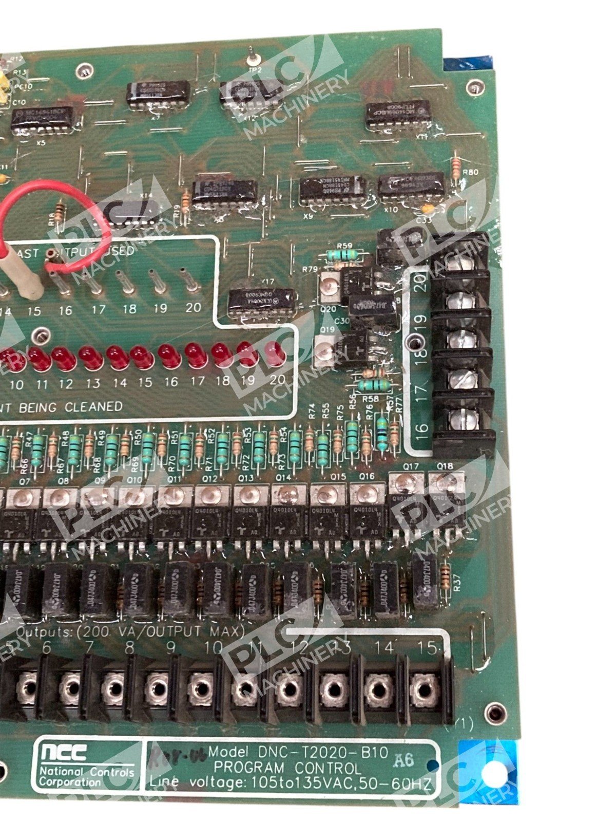 NCC Nationa Controls Corp 105-135VAC 50-60Hz Program Control DNC-T2020-B10 - Image 5