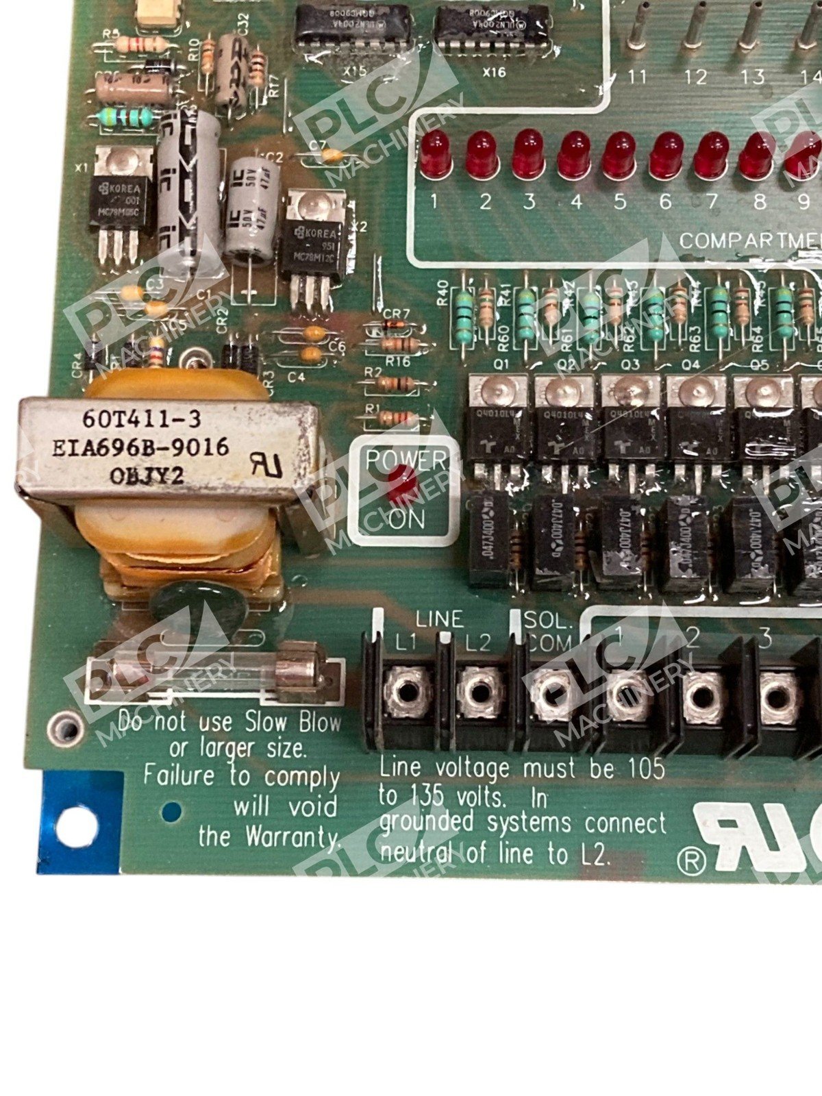 NCC Nationa Controls Corp 105-135VAC 50-60Hz Program Control DNC-T2020-B10 - Image 7
