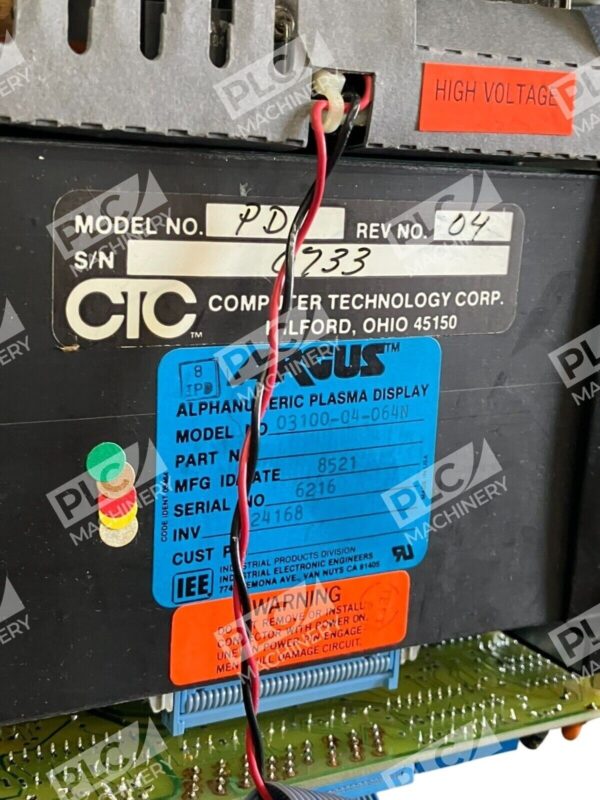 Allen Bradley AB CTC PD Argus 03100-04064N Display Module 2700M-D1J1 /B - Image 3