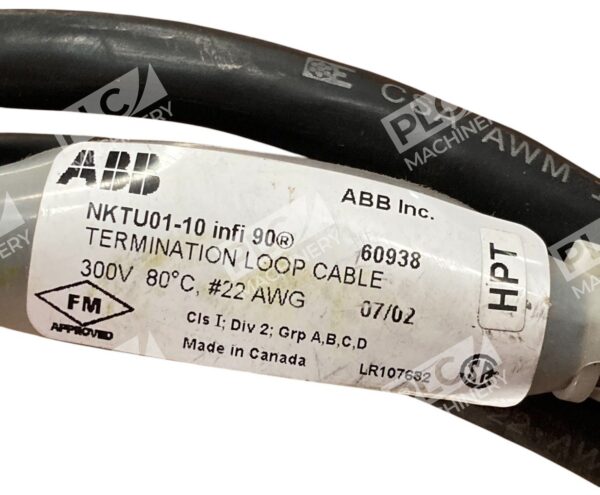 ABB 300V #22AWG infi 90 Termination Loop Cable NKTU01-10 - Image 4