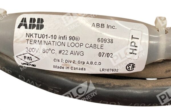 ABB 300V #22AWG infi 90 Termination Loop Cable NKTU01-10 - Image 5
