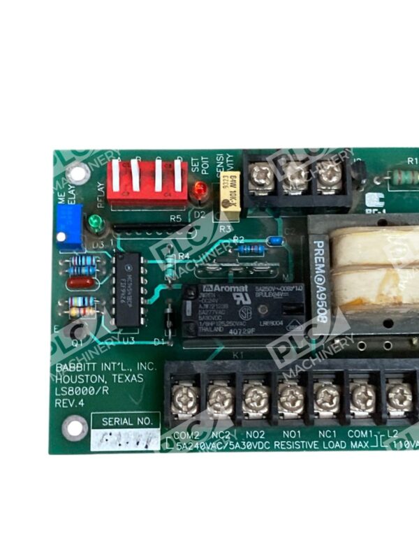 Babbitt International Inc Circuit Board LS8000/R Rev 4 - Image 2