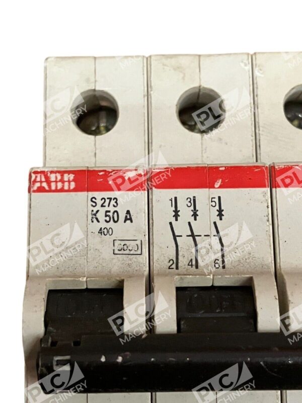 ABB 50A 3 Pole Unit Circuit Breaker S273-K50A - Image 3