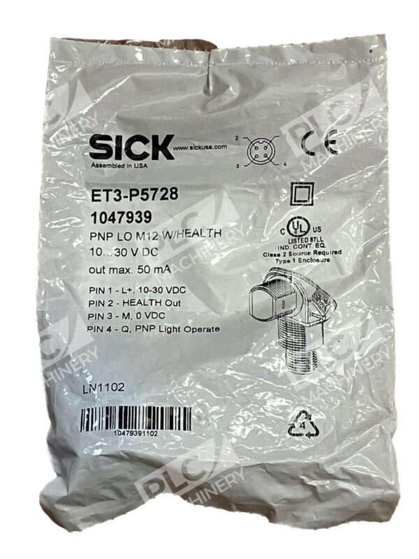 Sick ET3-P5728 1047939 Photoelectric Sensor Switch