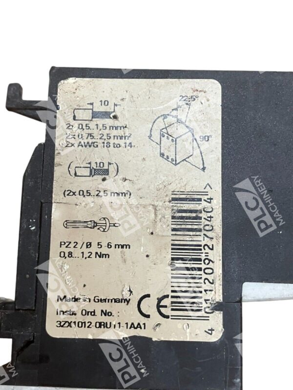 Siemens 3.5A-5.0A Overload Relay 3RU1116-1FB0 - Image 2